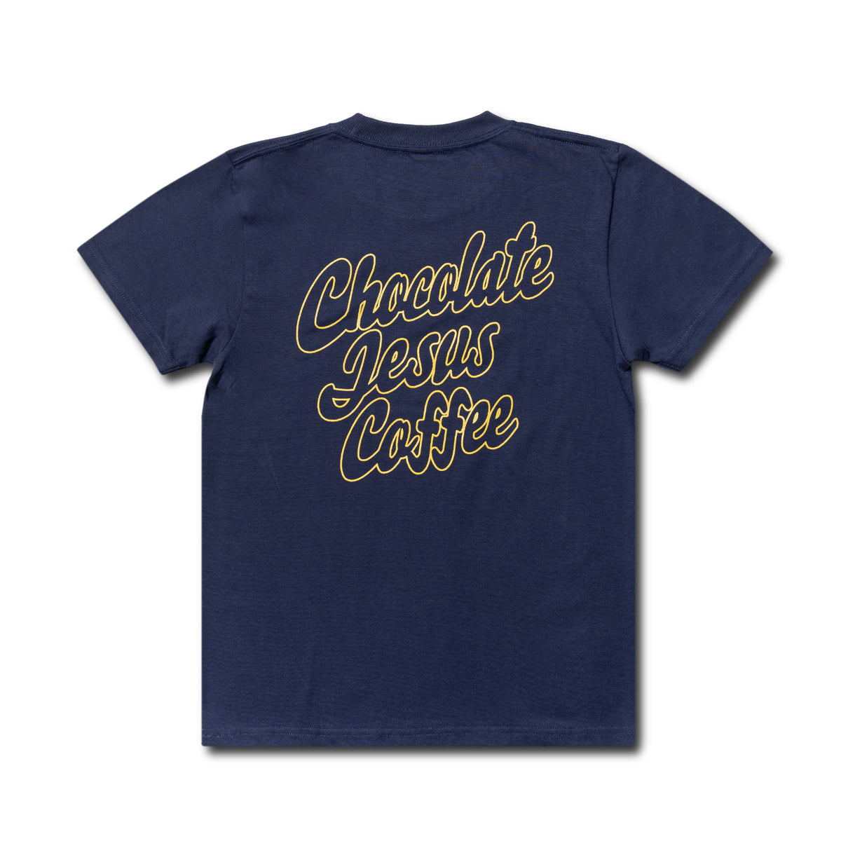 KIDS) CJC OUTLINE LOGO SS TEE – Chocolate Jesus