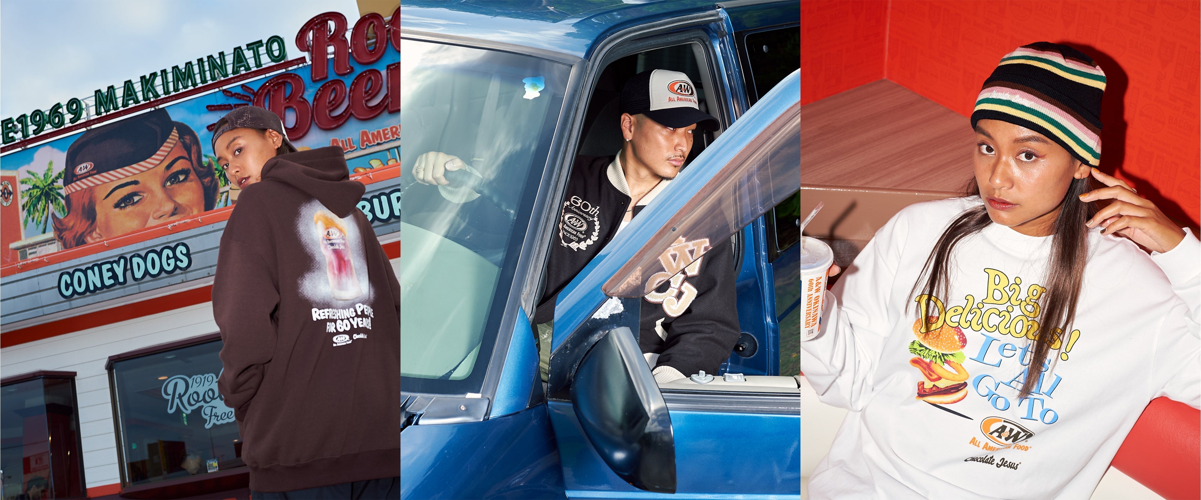 【極美品】A&W × Chocolate Jesus 60周年記念スタジャン M A&W x Chocolate Jesusコラボ・アイテム発表 今週末より全国5箇所で