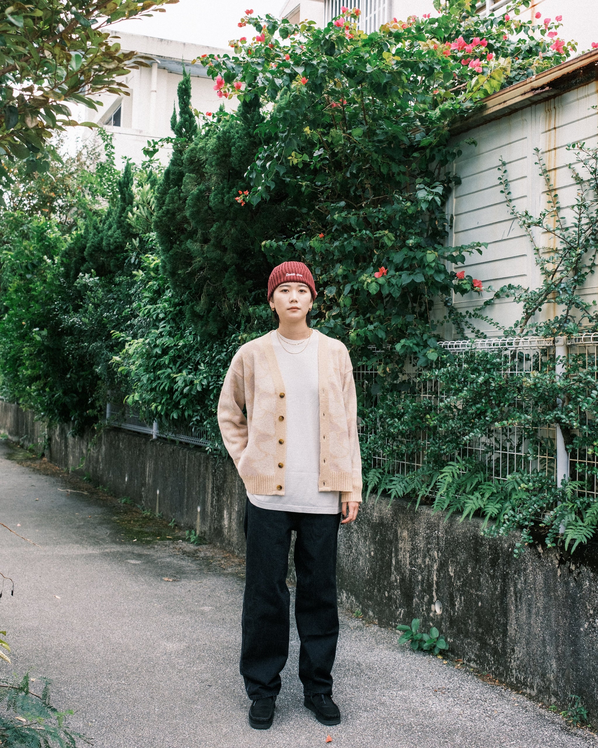 Chocolate jesus a&w カーディガン ブラウン A&W × Chocolate Jesus) AWCJ 300 Cardigan
