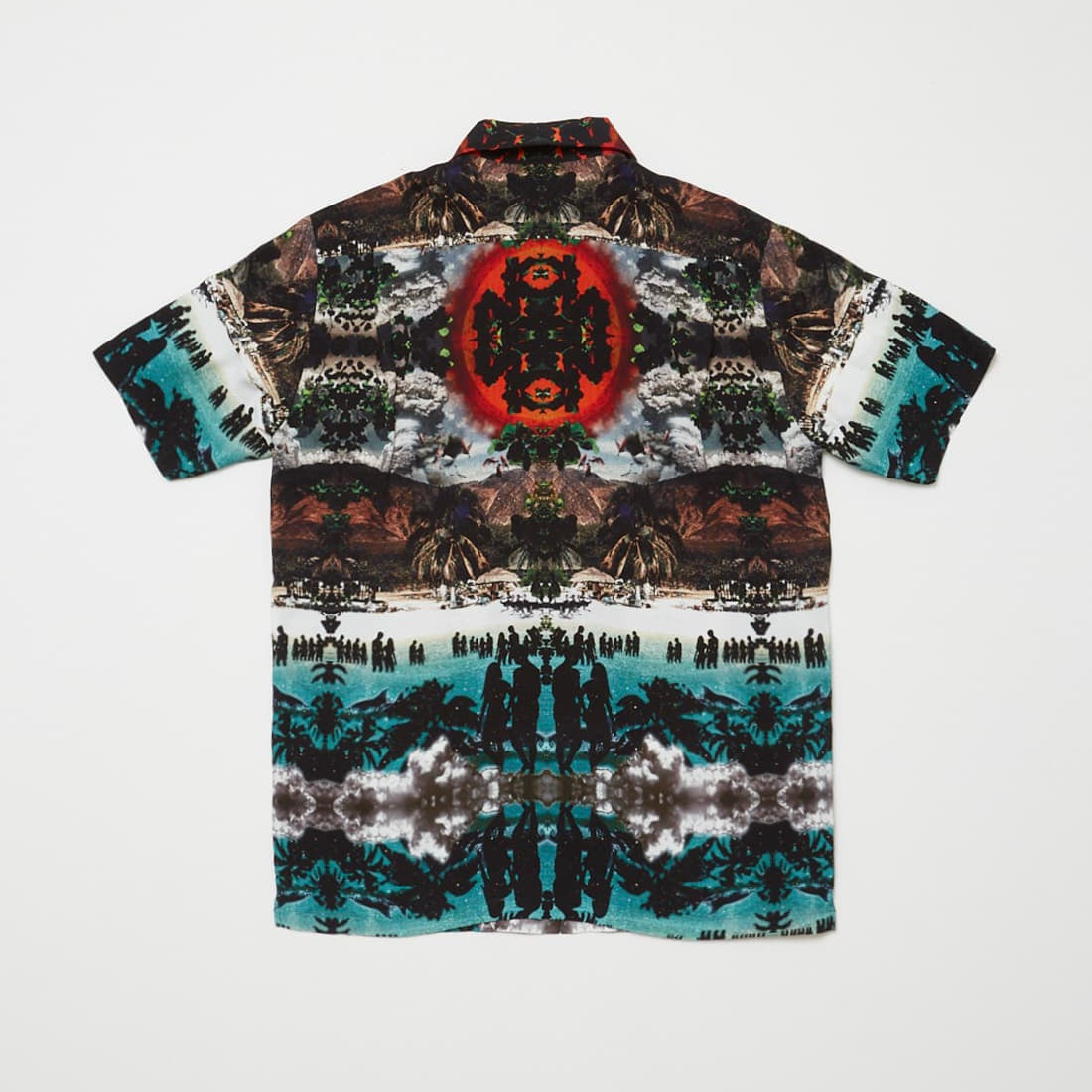 BAL / ALOHA BLOSSOM Volcano Rayon Shirt – Chocolate Jesus