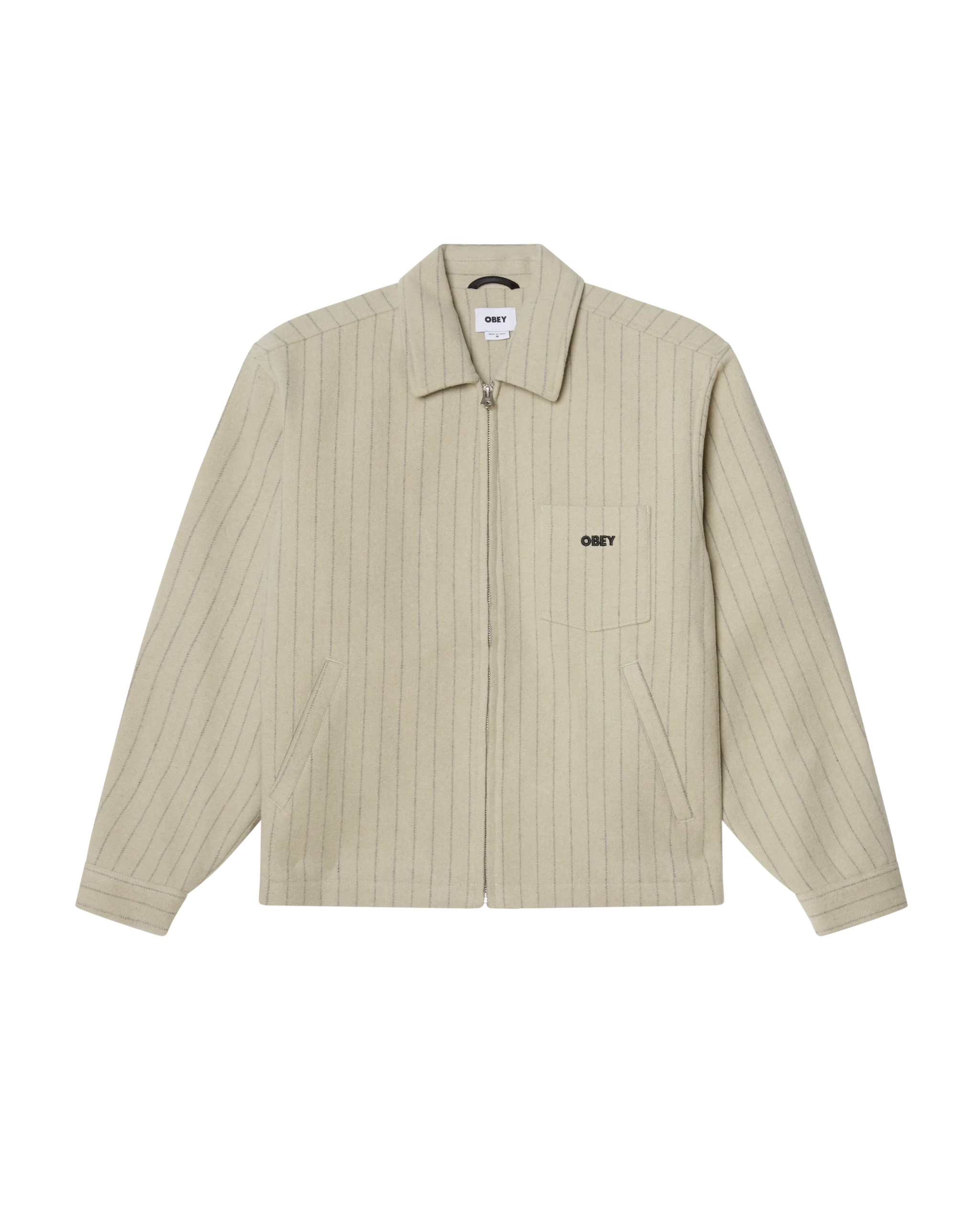 新品未着用　pois over jacket【ストライプ】 trim_fce_item66f25a8fba42c.jpg