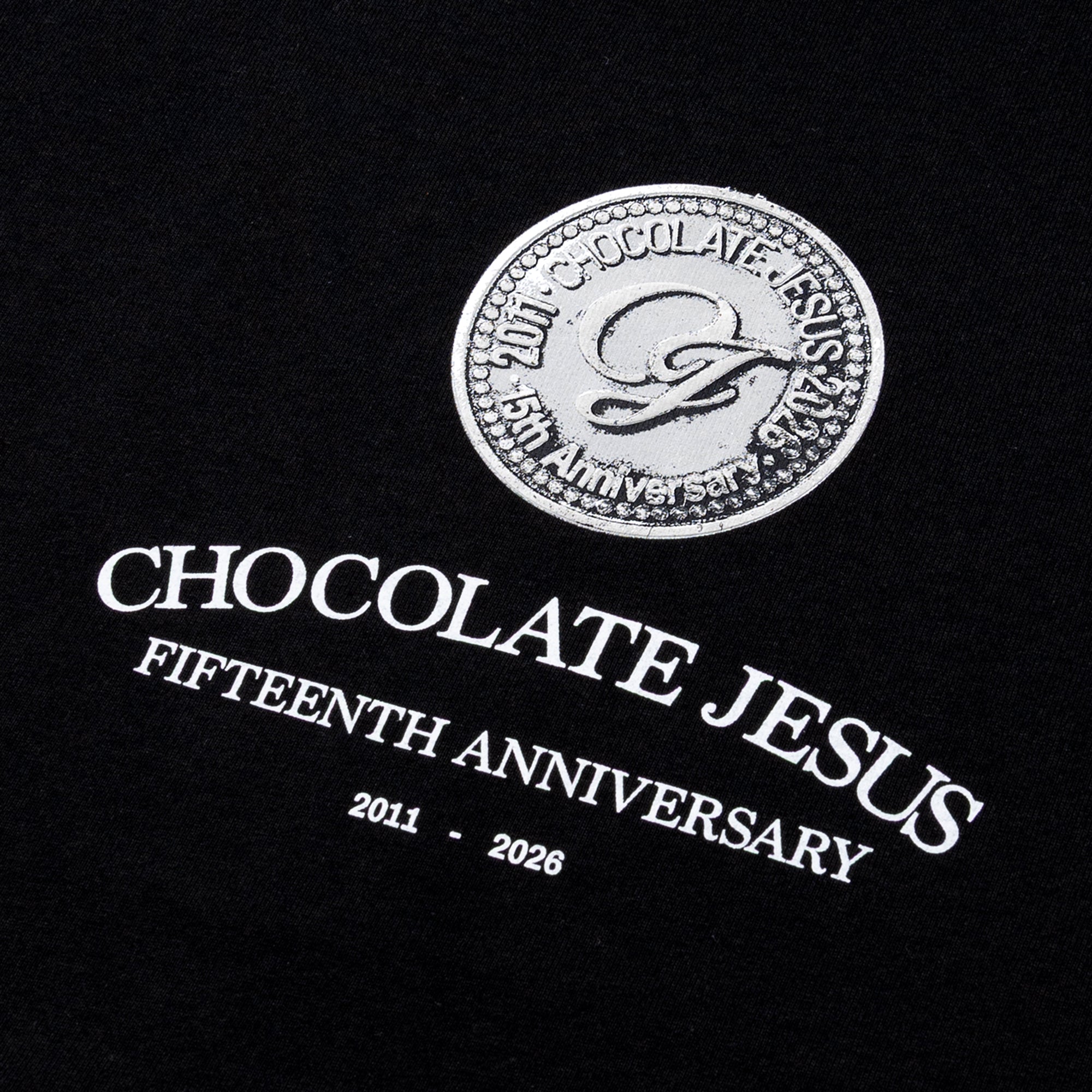 CJ FIFTEENTH ANNIVERSARY SS TEE – Chocolate Jesus