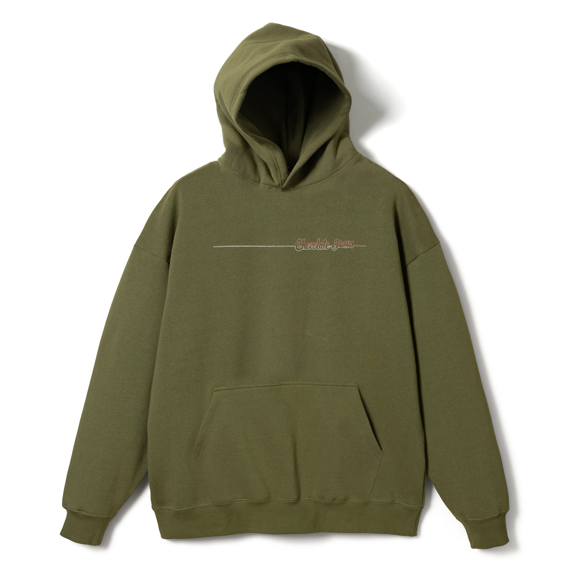 身幅665cmA\u0026W Chocolate Jesus AWCJ Logo EMB Hoodie - パーカー