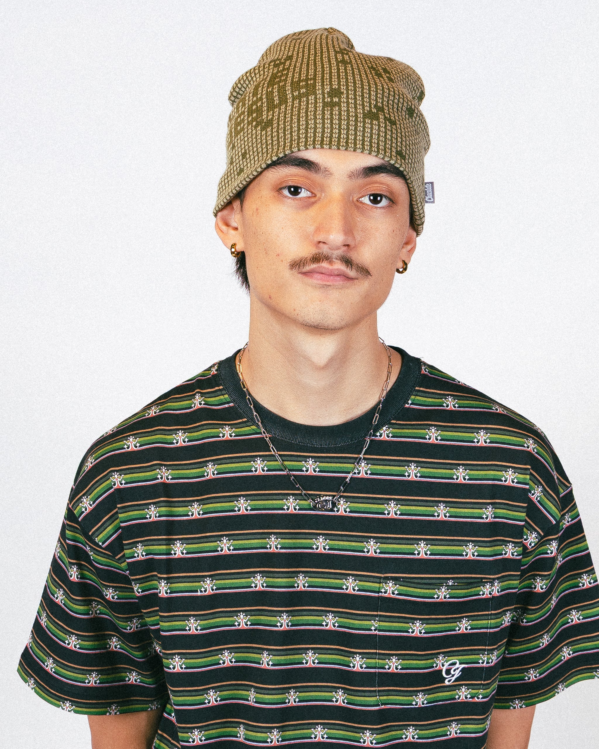 JICHOI ジチョイ　BEANIE BAG 新品未使用 Acy/エイシー/YAJIRUSHI BEANIE V2 ビーニー ニット帽(FREE D.GREEN