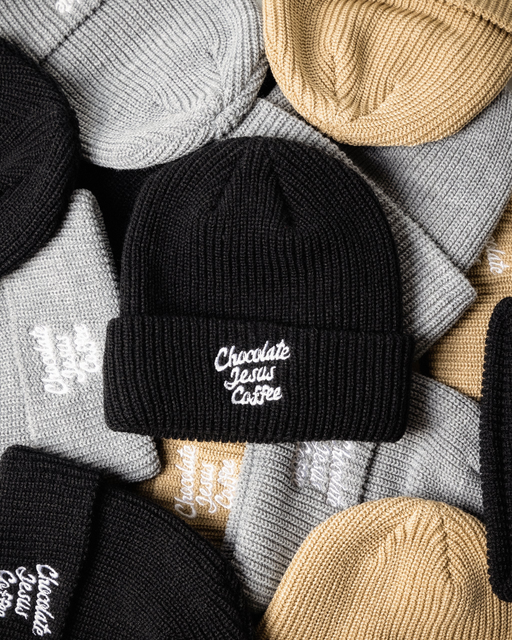Coffee Logo Beanie 25SP – Chocolate Jesus