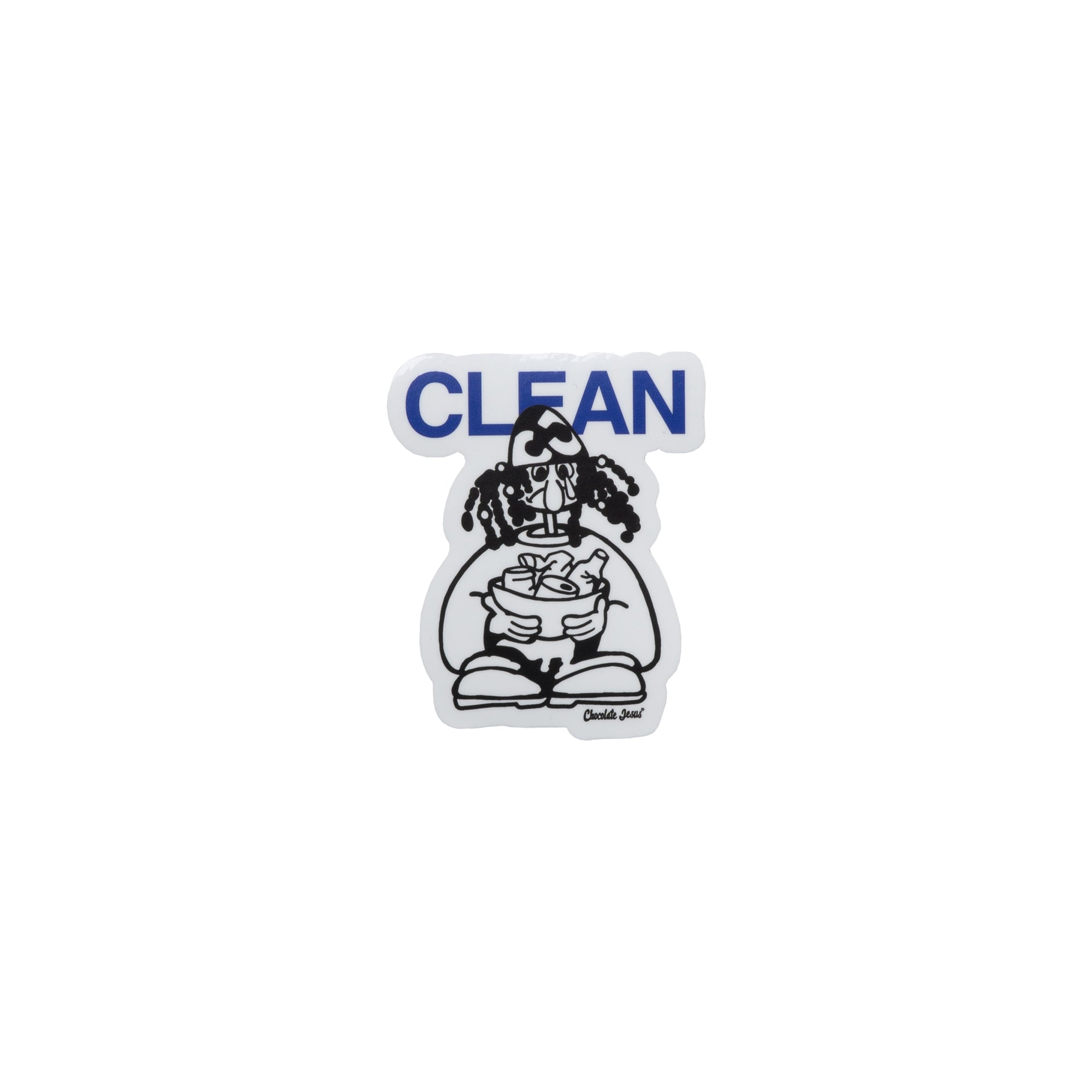 Clean Sticker – Chocolate Jesus