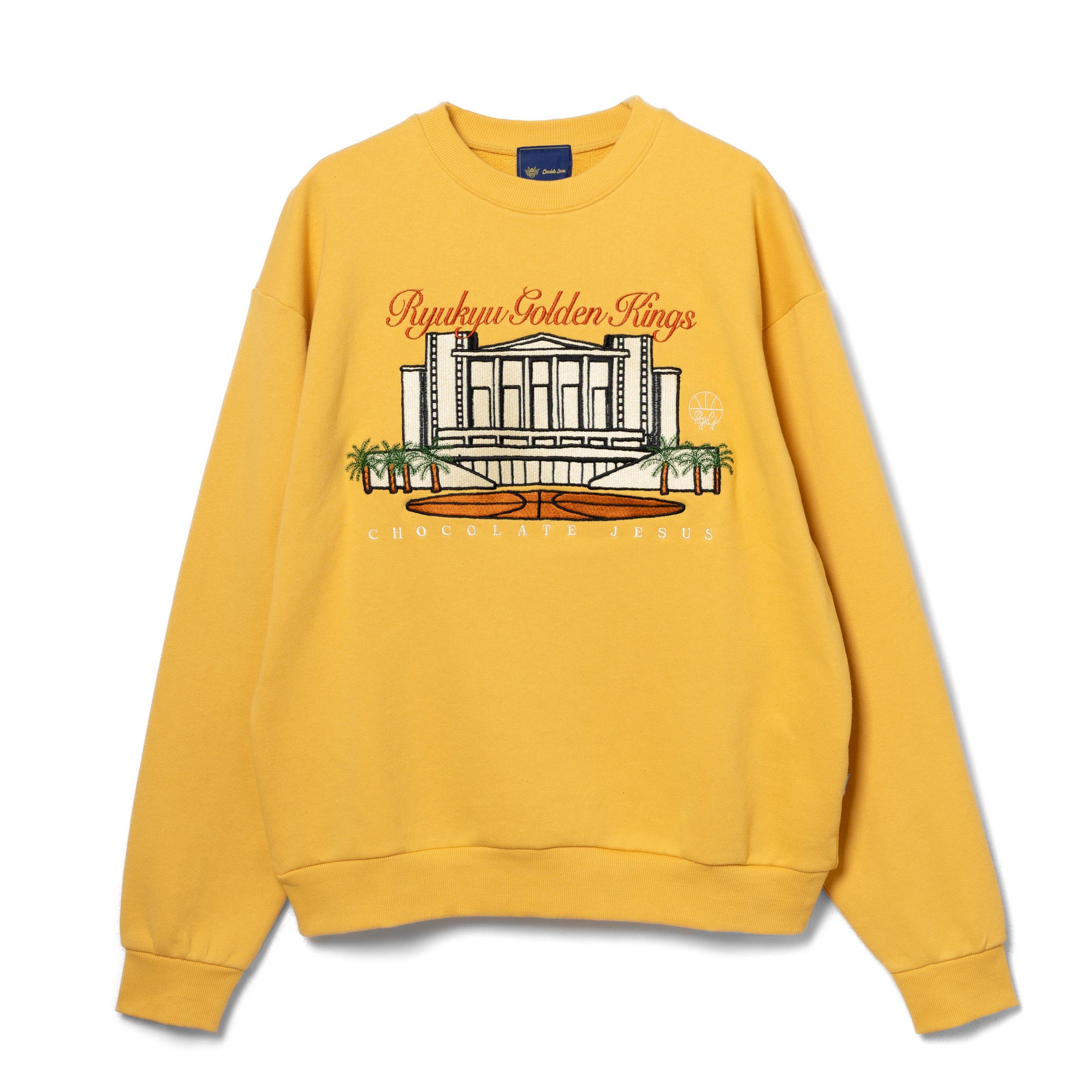 な*ノ様 Chocolate Jesus KINGS CJ Stadium Ja KINGS CJ Arena EMB Crewneck – Chocolate Jesus