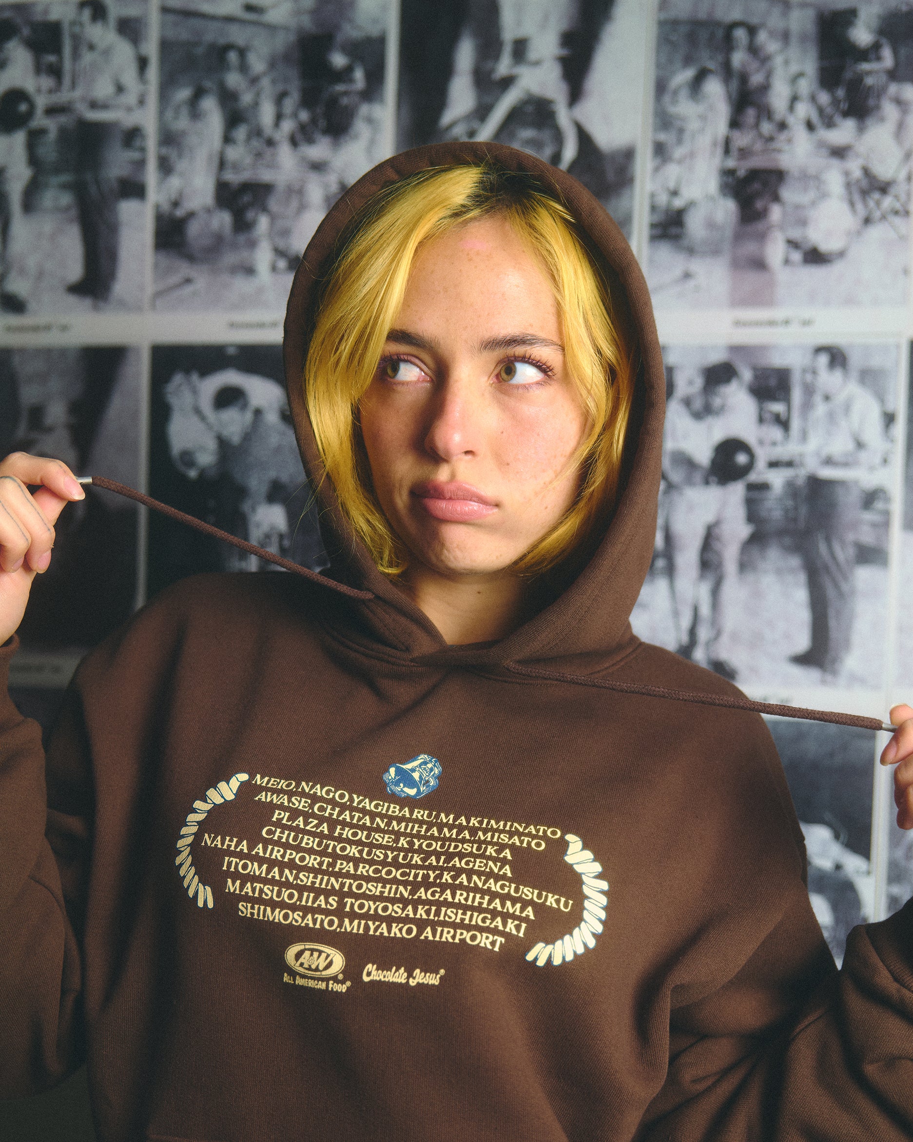 トップス chocolate Jesus A&W sweat A&W × Chocolate Jesus) AWCJ SPOTS Hoodie