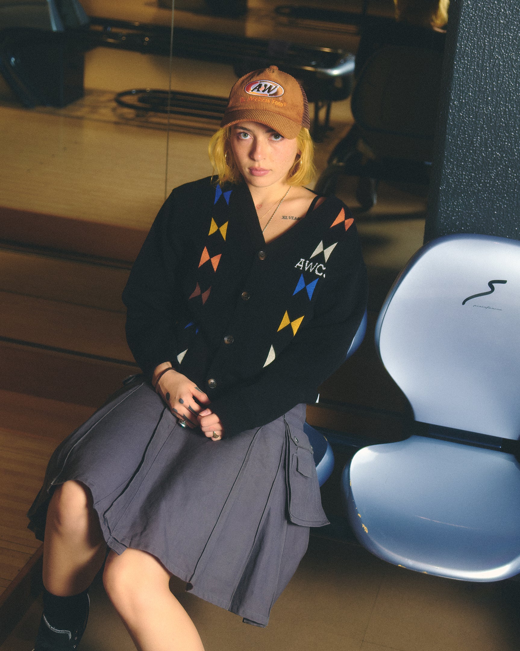 A&W ブラウンキャップ Chocolate Jesus Chocolate Jesus × A&W Collaboration Collection 「AWCJ Corduroy