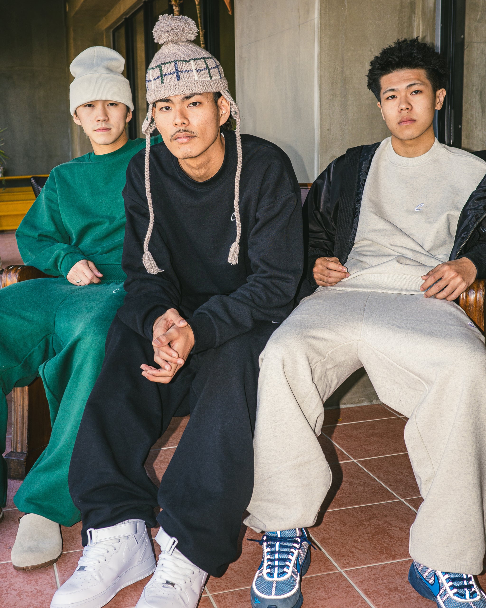 C LOGO SWEAT PANTS – Chocolate Jesus