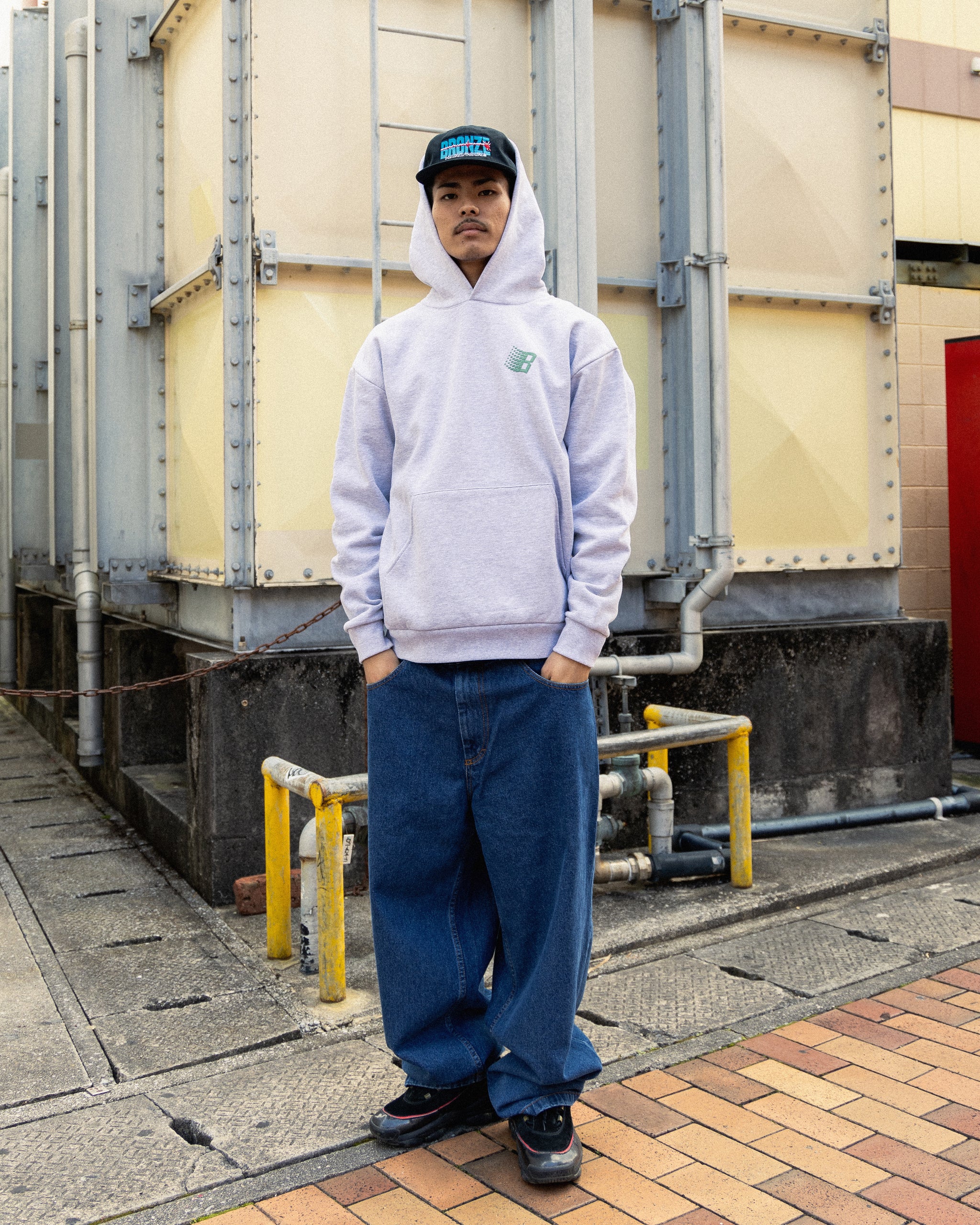 PEOPLESTYLE*日本未*ヘビーウォッシュ/LOGO パーカー/フーディ PEOPLESTYLE*日本未*ヘビーウォッシュ/LOGO パーカー/フーディ