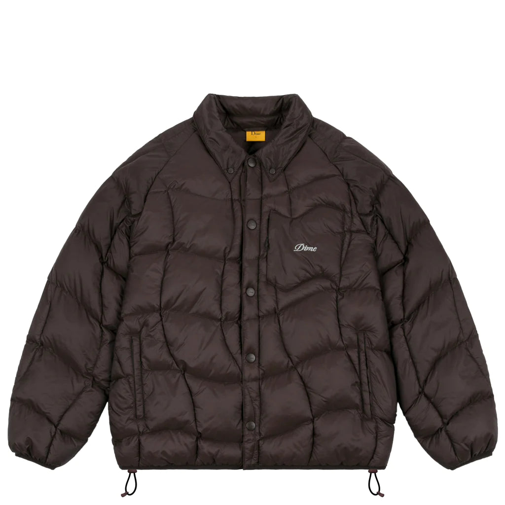 DIME MIDWEIGHT WAVE PUFFER BLACKファッション