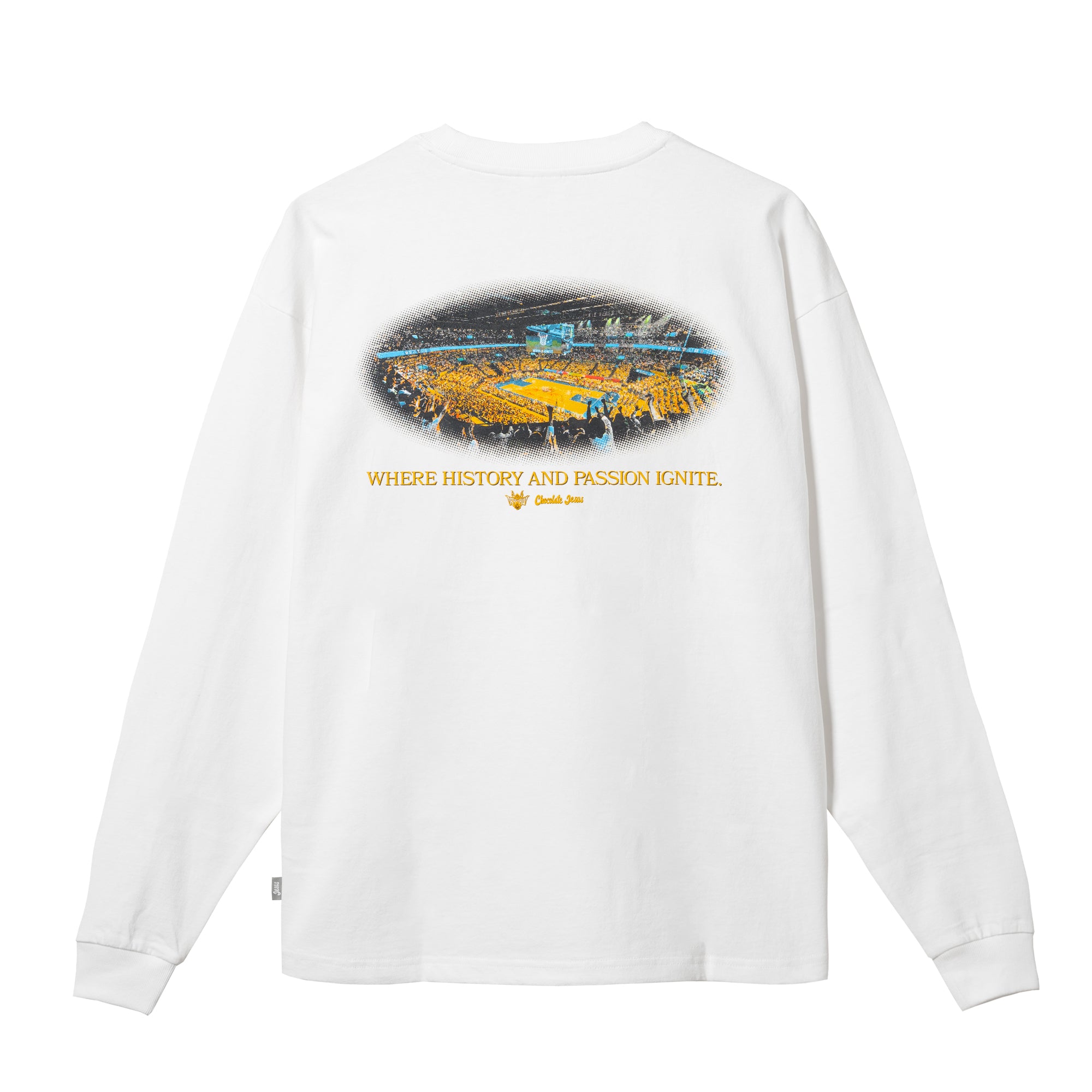 な*ノ様 Chocolate Jesus KINGS CJ Stadium Ja KINGS CJ Arena EMB Crewneck – Chocolate Jesus