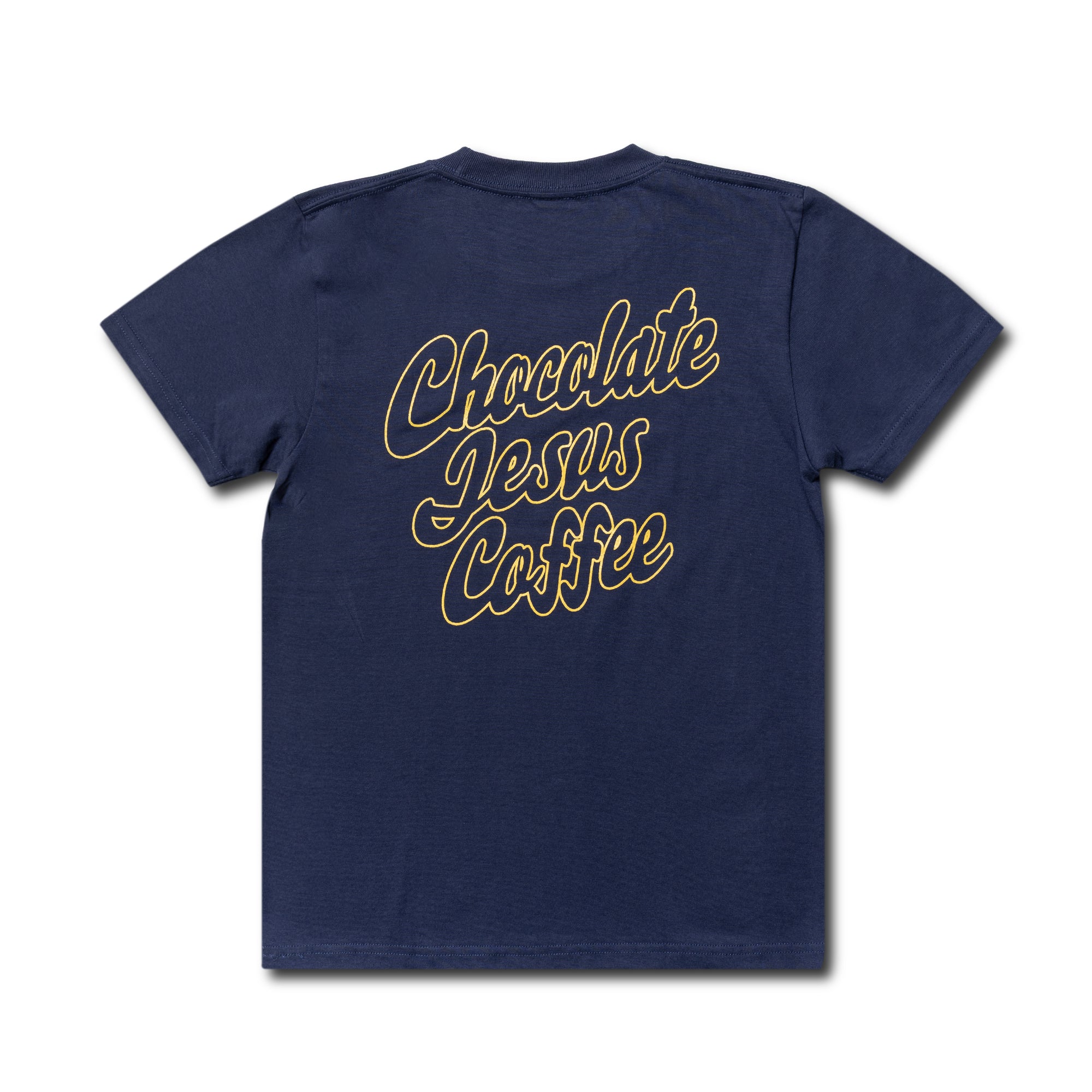 KIDS) CJC OUTLINE LOGO SS TEE – Chocolate Jesus