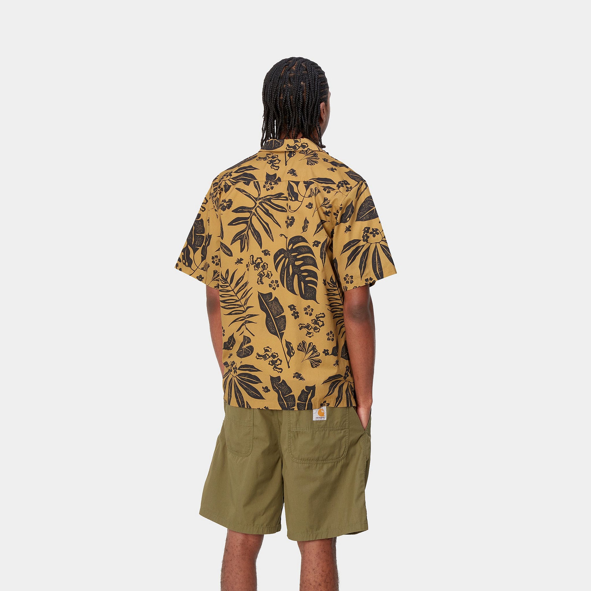 S/S Woodblock Shirt – Chocolate Jesus