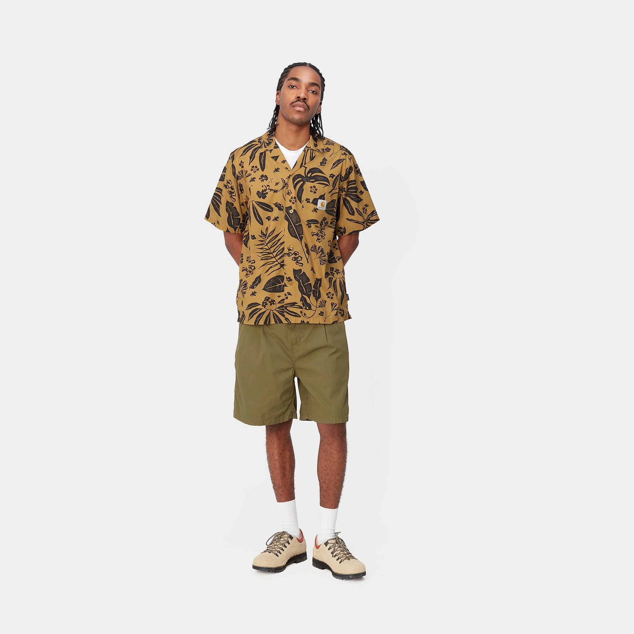 シャツ CARHARTT S S WOODBLOCK SHIRT 4FK770 CARHARTT S S WOODBLOCK SHIRT 4FK770 (Carhartt/シャツ